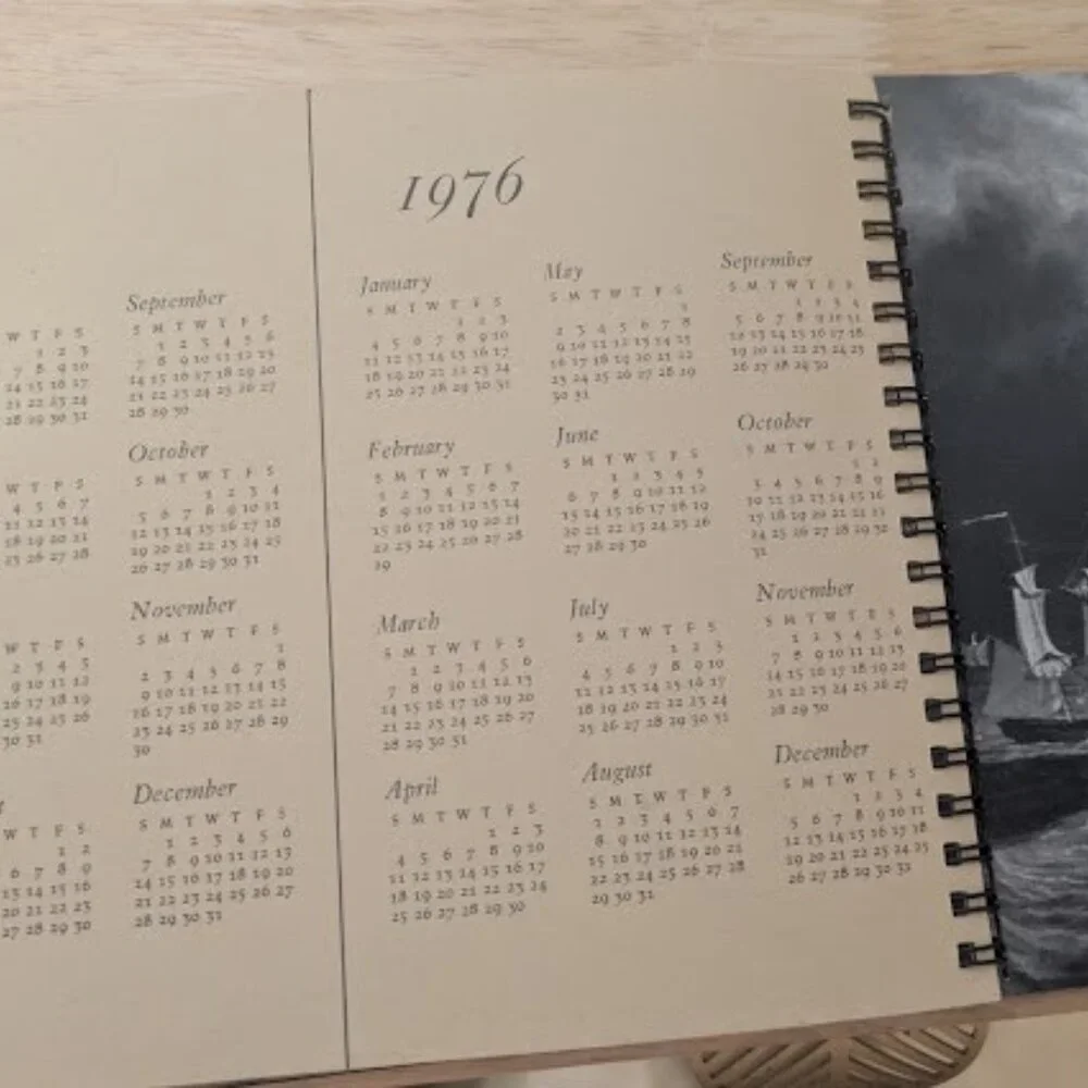 Vintage 1975 Metropolitan Museum of Art Calendar.
